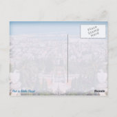 Bahá í Gardens of Haifa, Israel Postkarte (Rückseite)