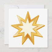 Baha'i 5,25" x 5,25" Einladungskarte (Vorderseite)