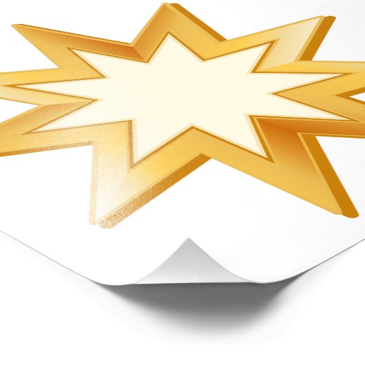 Baha'i Fotodruck (Ecke)