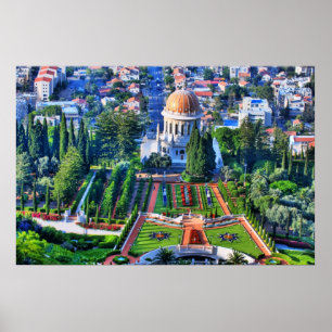 Baha'i Garden Print Poster