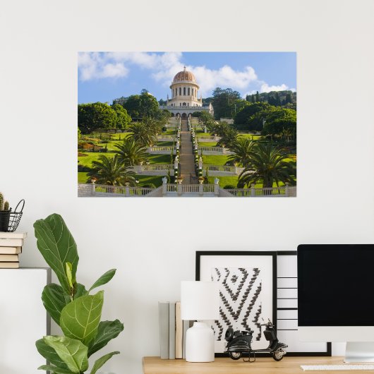 Baha'i Garden Print Poster (Heimbüro)