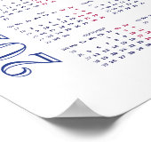 Bahai Gardens, Acre. Israel. Kalender 2022 Poster (Ecke)