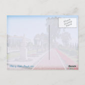 Bahá'í Gardens of Acre, Israel Postkarte (Rückseite)