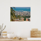 Bahá'í Gardens of Haifa Poster (Küche)