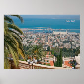 Bahá'í Gardens of Haifa Poster (Vorne)