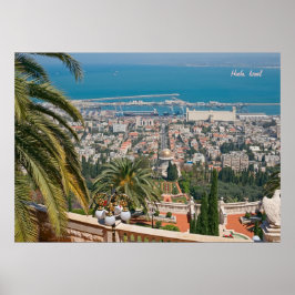 Bahá'í Gardens of Haifa Poster