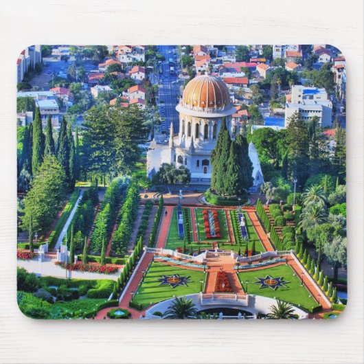 Baha'i Garten Mousepad (Vorne)