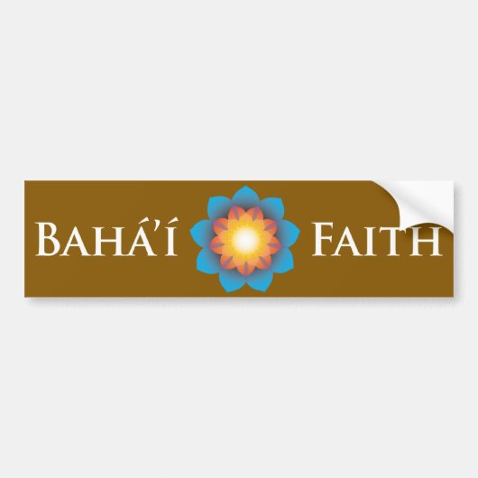 Bahá'í Glaube Autoaufkleber (Vorne)