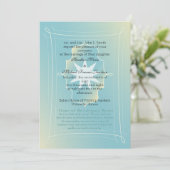 Baha'i Hochzeits-Einladung (Gewohnheit) Einladung (Stehend Vorderseite)