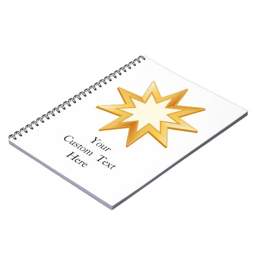 Baha'i Journal 6,5" x 8,75" Notizblock (Linke Seite)