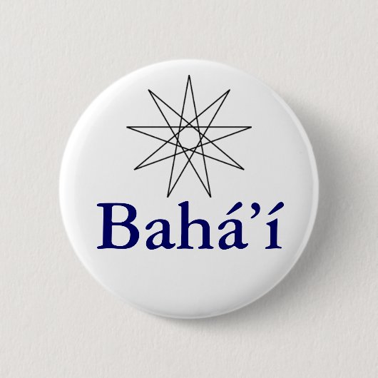 Baha'i Knopf Button (Vorderseite)