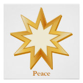 Baha'i Peace Poster (Vorderseite)