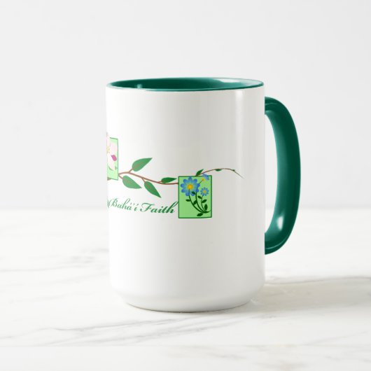 Baha'i Rebe Tasse (VorderseiteRechts)