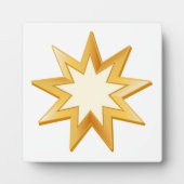 Baha'i-Symbol Fotoplatte (Vorderseite)