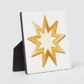 Baha'i-Symbol Fotoplatte (Vorderseite)