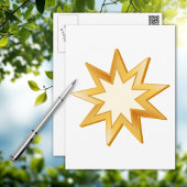 Baha'i-Symbol Postkarte