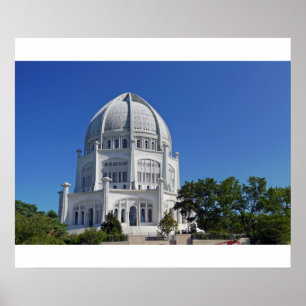 Baha'i Tempel Poster