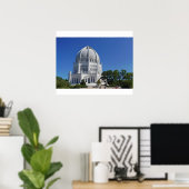 Baha'i Temple Poster (Heimbüro)