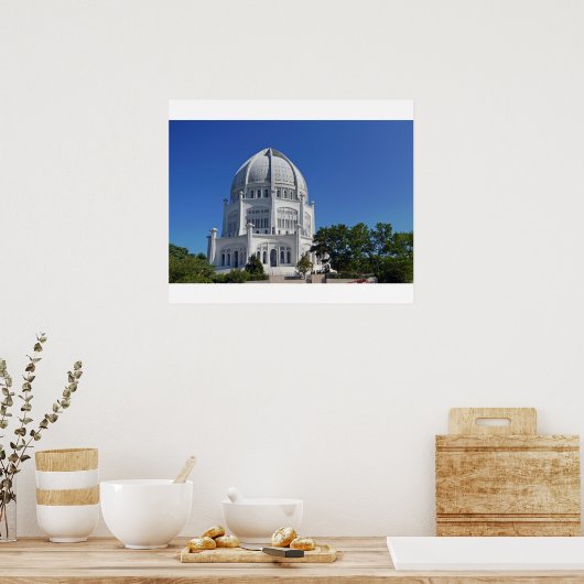 Baha'i Temple Poster (Küche)