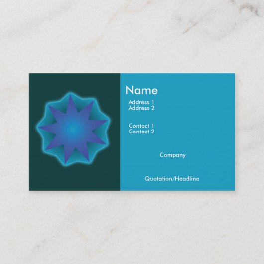 Baha'i Visitenkarte (Vorderseite)