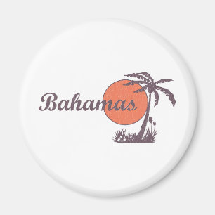 Bahama Abgetragen Retro Magnet