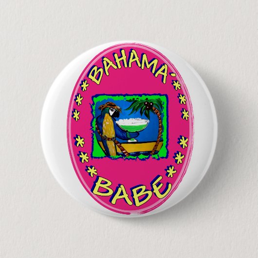 Bahama Babe Button (Vorderseite)