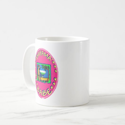 Bahama Babe Kaffeetasse (Vorderseite Links)