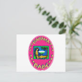 Bahama Babe Postkarte (Stehend Vorderseite)