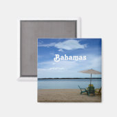 Bahama Beach Magnet (Vorderseite/Rückseite)