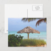 Bahama Beach Paradise Postkarte (Vorne/Hinten)