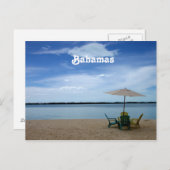 Bahama Beach Postkarte (Vorne/Hinten)