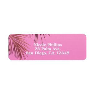 Bahama Breeze Bronze Palm Pink Rose Gold Hochzeit