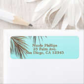 Bahama Breeze Copper Palm Blue Aqua Sea Wedding (Insitu)