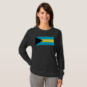 Bahama Islands Flag  1 T-Shirt (Vorne ganz)