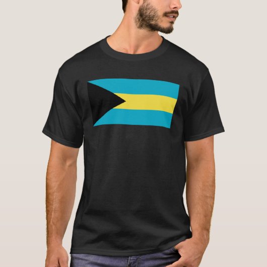 Bahama Islands Flag 1 T-Shirt (Vorderseite)