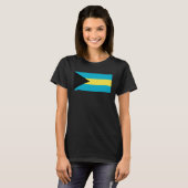 Bahama Islands Flag  1 T-Shirt (Vorne ganz)