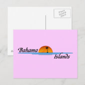 Bahama Islands Postkarte (Vorne/Hinten)