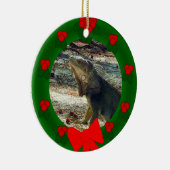 Bahama Leguan-datierte Verzierung Keramikornament (Rechts)