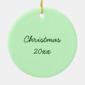 Bahama Leguan-datierte Verzierung Keramikornament (Hinten)