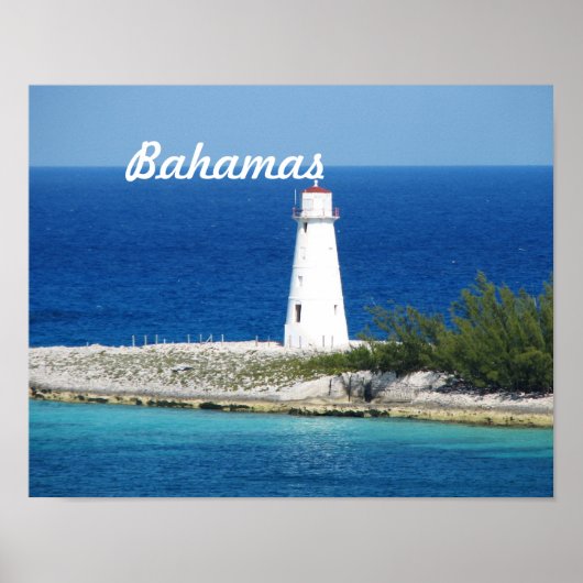 Bahama Lighthouse Poster (Vorne)