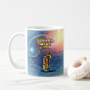 Bahama Mama Cocktail (#8 von 12 Sets mit Rezept fü Kaffeetasse