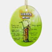 Bahama Mama Cocktail Rezept Keramikornament (Rechts)