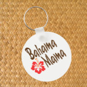 Bahama Mama Design mit Hibisucus Blume Schlüsselanhänger