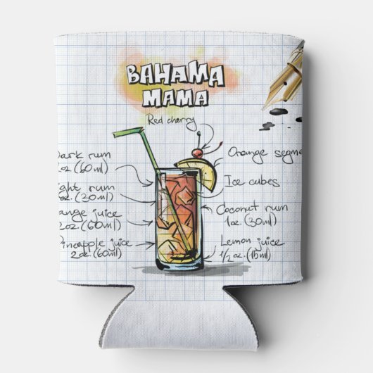 Bahama Mama Dosenkühler (Rückseite)