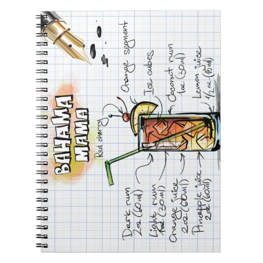 Bahama Mama Notizblock (Vorderseite)