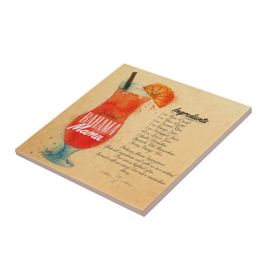 Bahama Mama Recipe Fliese (Seite)