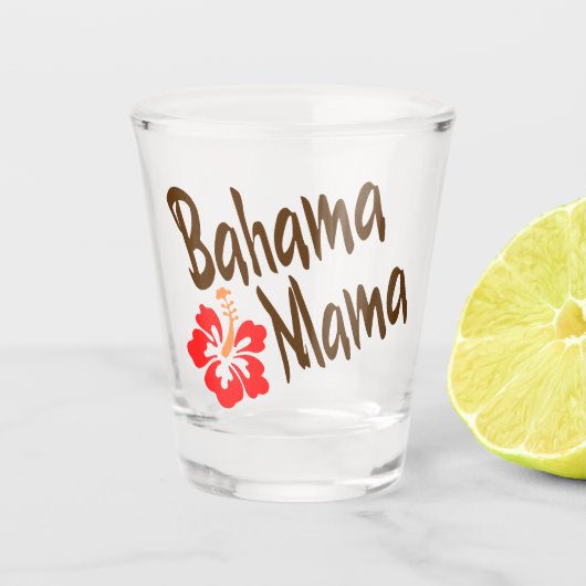 Bahama Mama Schnapsglas (Vorderseite)