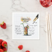 Bahama Mama Serviette (Beispiel)