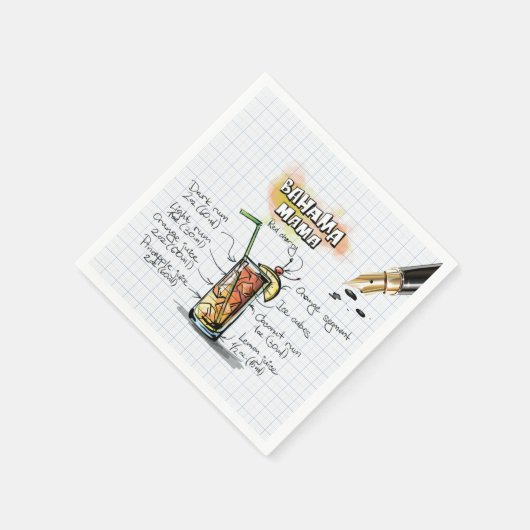 Bahama Mama Serviette (Ecke)