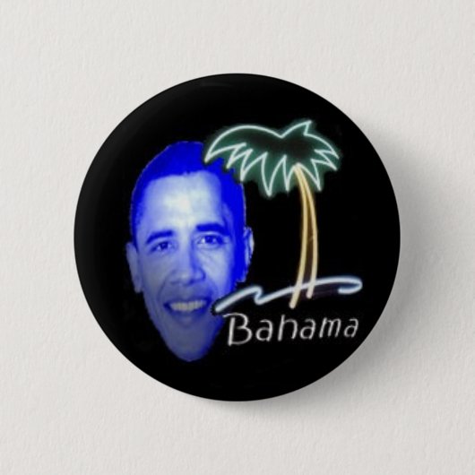 Bahama Obama Button (Vorderseite)